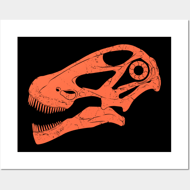 Argentinosaurus fossil skull Wall Art by NicGrayTees